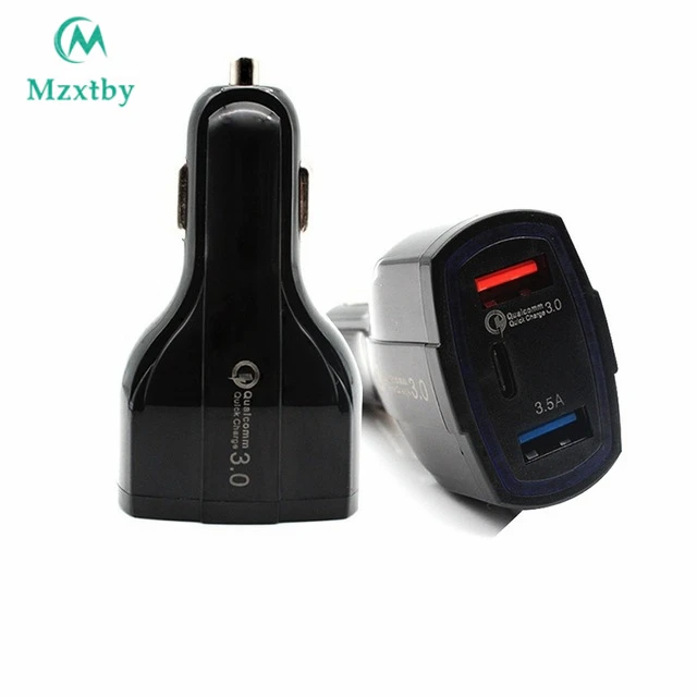 Автомобильное быстрое зарядное устройство зарядка 3 0 USB C питание порт PD 3.5A для