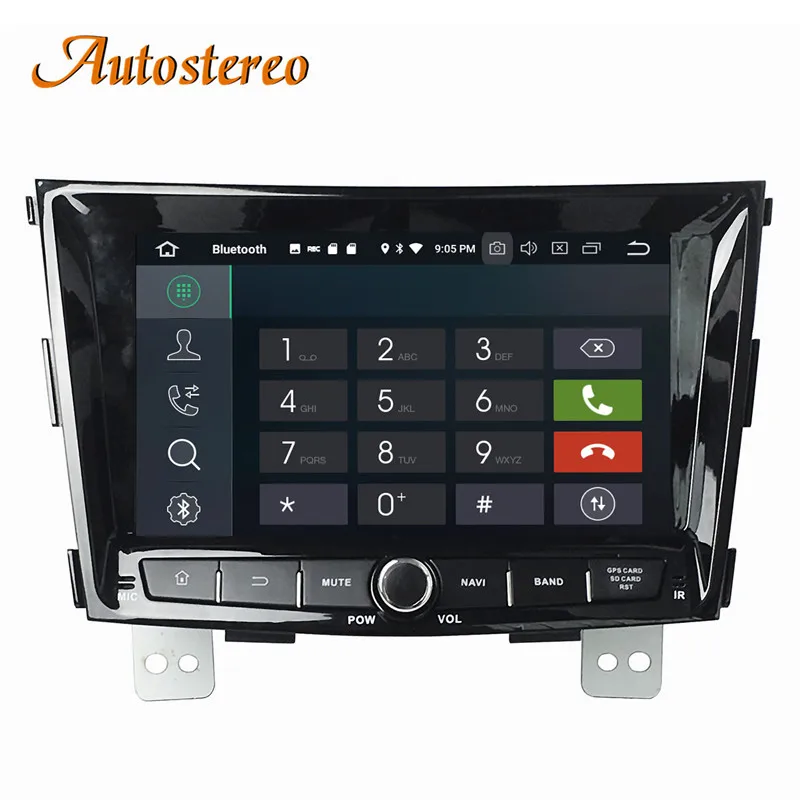 Sale DSP 4+64GB Android 9.0 Car CD DVD Player GPS navigation For Ssangyong Tivolan 2014+ head unit multimedia player tape recorder 12