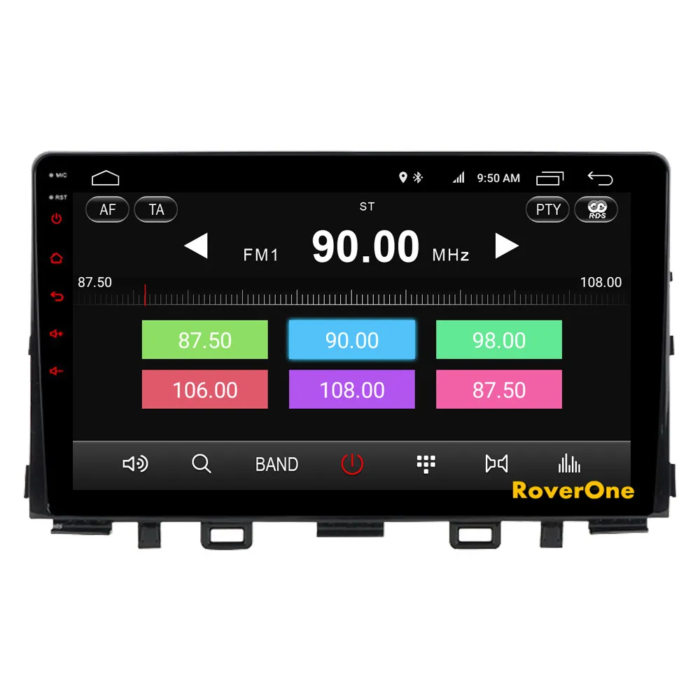 Clearance RoverOne Android 9.0 Octa Core Rio Car Radio GPS For Kia Rio 2017 2018 Touchscreen Multimedia Player Stereo Rio Head Unit 8