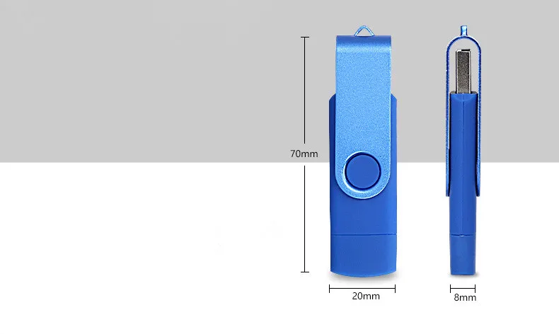 Лучшая продажа OTG USB флэш-накопитель cle usb 2,0 stick 64G портативный флэш-накопитель смартфон Флешка 4g 8g 16g 32g 128G устройства для хранения