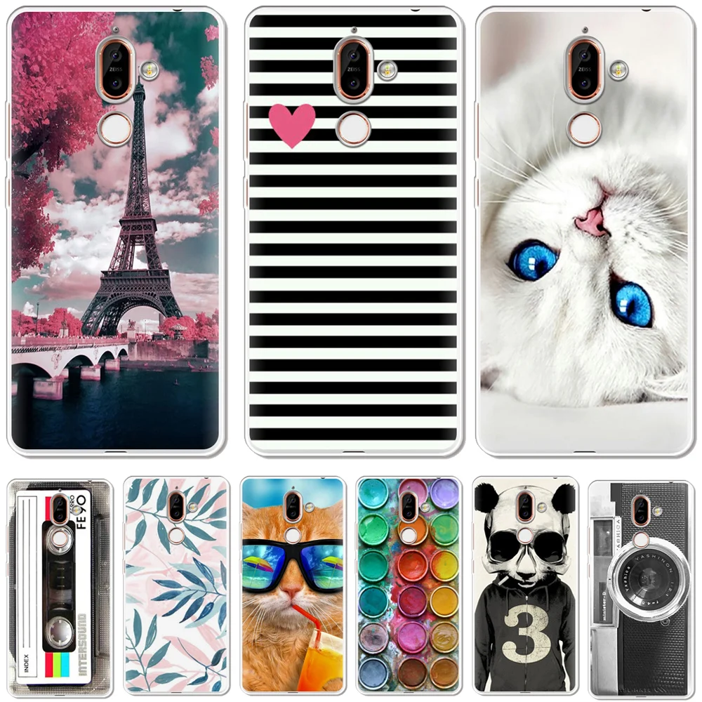 

YIKS Soft Silicone TPU Phone Case Cover For Nokia 1 3 5 8 6 2 7 9 2.1 3.1 5.1 6.1 7.1 Plus 2018 Phone Back Cases Coque Etui