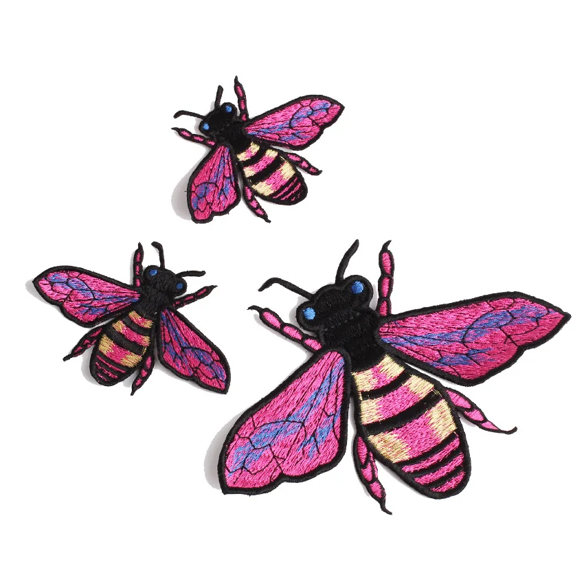 

High quality Embroidery Bee Patch Garment Accessories Decoration Patches For Clothing Free shipping Appliques