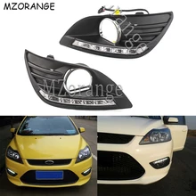 LED Daytime Running Light For Ford Focus Sedan 2009 2010 2011 2012 2013 DRL Car-styling 5 LEDs Driving Daylight Fog Lamp Cover LED Daytime Running Light For Ford Focus Sedan 2009 2010 2011 2012 2013 DRL Car-styling 5 LEDs Driving Daylight Fog Lamp Cover