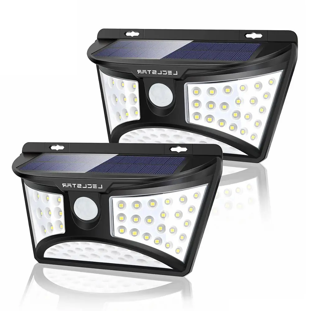 

LED Solar Light Motion Sensor for Outdoor Lighting Waterproof LED Spotlights Garden Street Night Lamp Security Wall Porch Lights