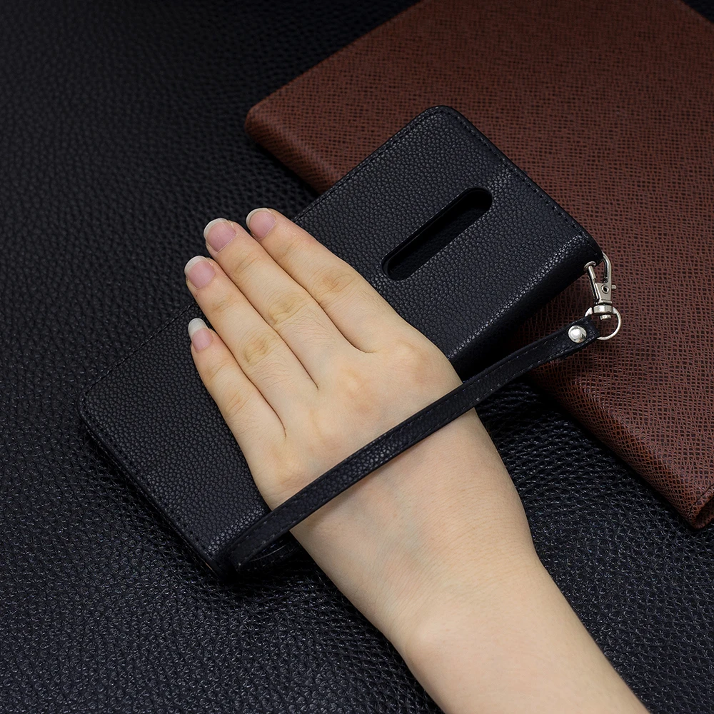 Wallet Phone Case For Xiaomi Redmi K20 Pro Cover PU Leather Flip Stand Wrist Stand Credit Card Slots Magnetic Closure