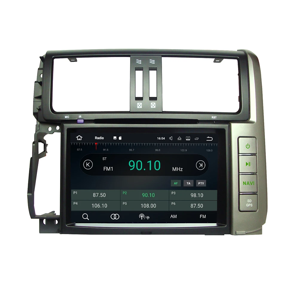 Автомобильный мультимедийный проигрыватель Android 10 32 ГБ + 4 Гб GPS навигация CD DVD