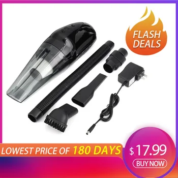 

2019 Wireless Car Vacuum Cleaner 120W 4000Pa Dry & Wet Dual Use High Power Hepa Filter Vehicle Auto Electric Cleaning Tool