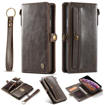 

CaseMe Luxury Wallet Leather Case for Apple iPhone XS Max Magnetic Detachable case for iPhone XR For iPhone XS Credit Card case