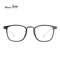 2019 новый чистый титановая оправа для очков Для мужчин рецепт на очки для зрения для Для мужчин квадратные очки для близоруких, oculos de grau