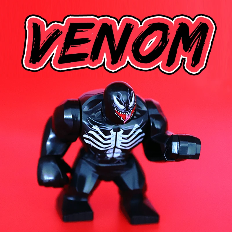 

Big Size Venom Batman Figures Juggernaut Hulkbuster Groot Marvel Building Blocks Compatible with Legoing Model Toys For Children