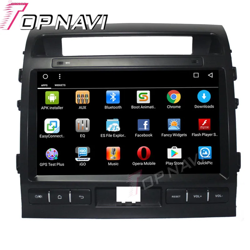 Навигация автомобиля для Toyota Land Cruiser 2007 2015 10.1 ''Android 6.0 topnavi Поддержка
