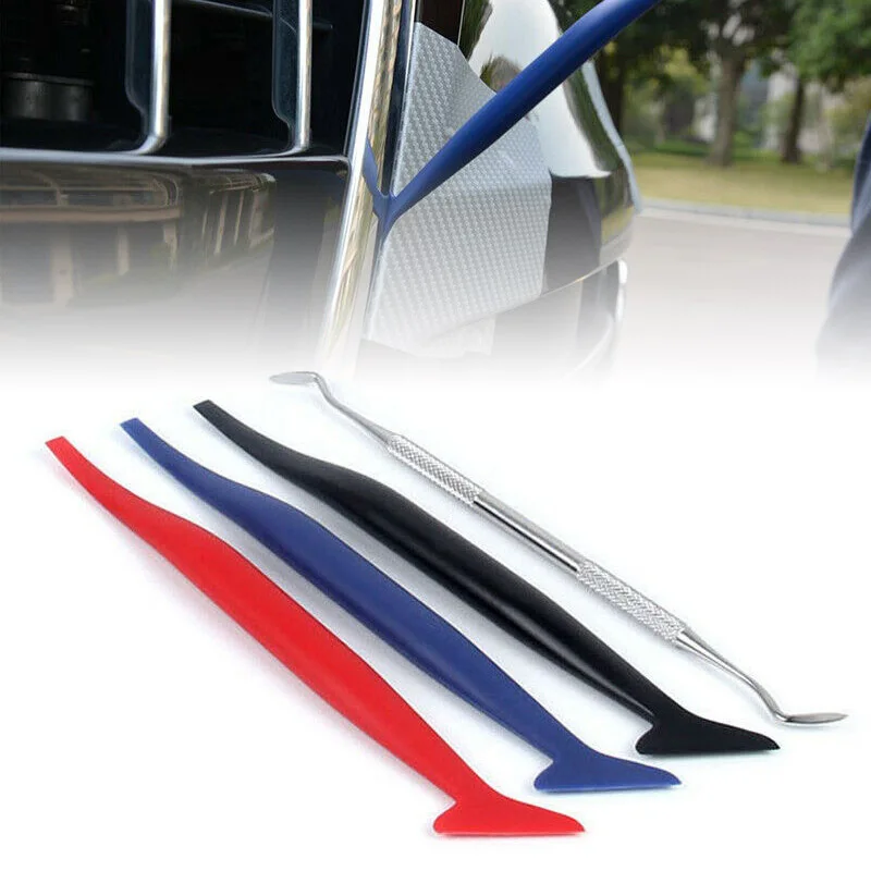 

Decal Styling Applicator 4pcs Set Car Stickers Scrapers Gasket Squeegee Hardness Wrap Tools Accessories Useful