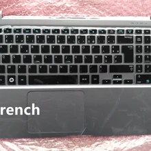 Французский/латинский/португальский раскладка новая клавиатура для ноутбука с тачпадом Упор для рук для SAMSUNG Series 7 700Z5B 700Z5A 15,6"