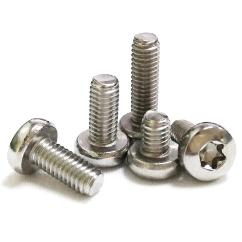 

M4 Stainless steel Pan Round head Plum blossom T&TX Torx Anti-theft hex screw bolt Length 6mm-50mm