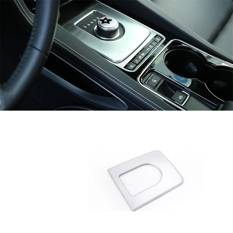 

Car Chromium Decorative Steering Wheel Control System Air Conditioner Interior Accessories Decoration Trim 18 19 FOR Jaguar XFL