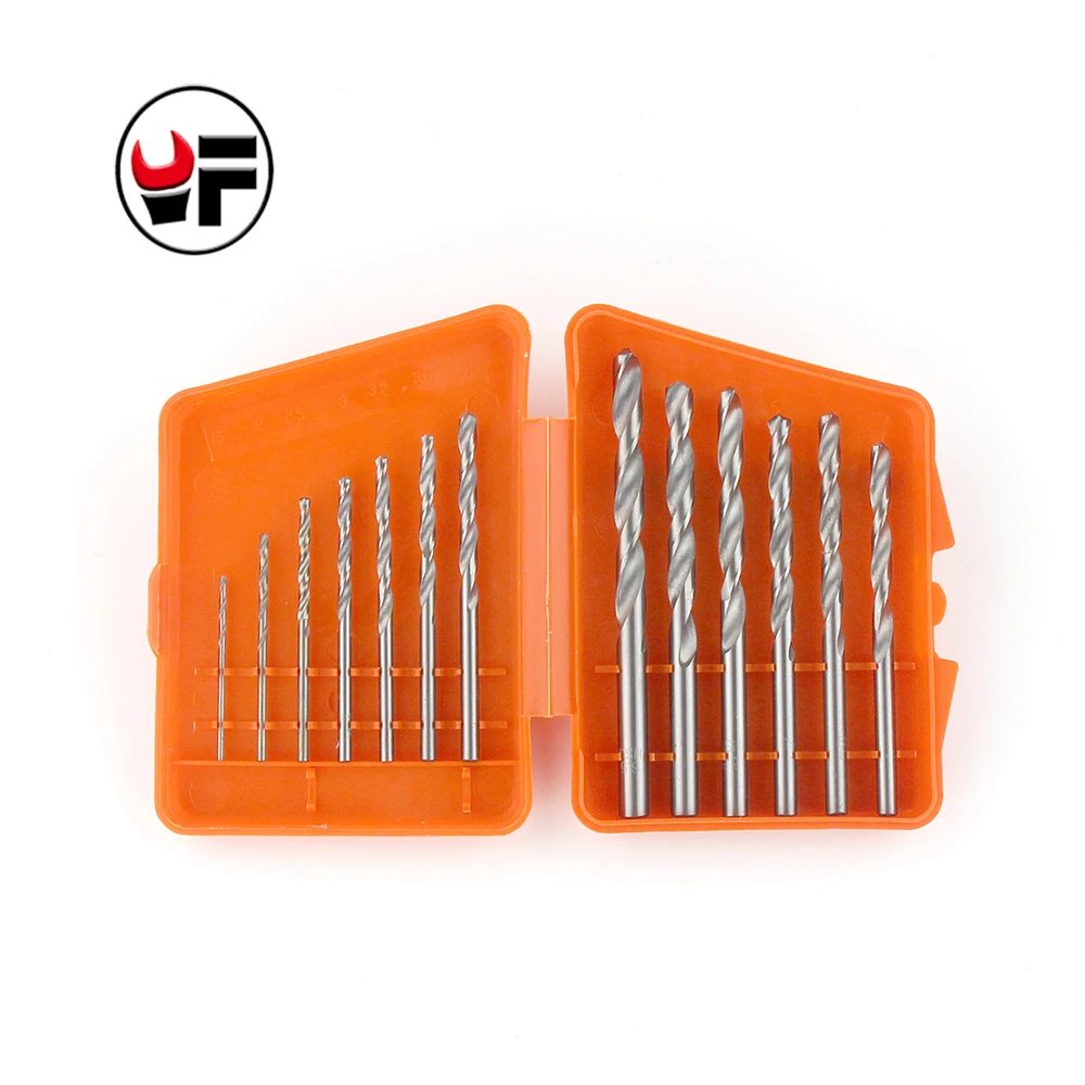 

YOFE 13pc High Speed Steel Drill Bit Set Metal HSS Twist Drill Bit Set 1.5mm-6.5mm