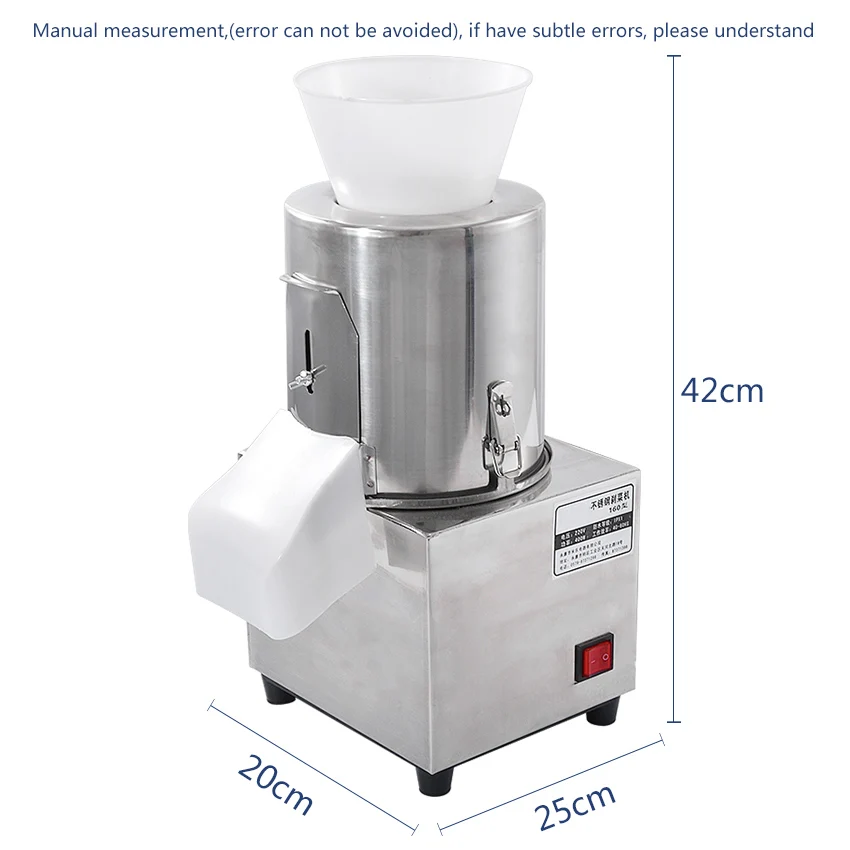 SCJ-1, коммерческая бытовая электрическая машина для измельчения овощей, машина для приготовления пельменей, набивка овощей, 220 В, 400 Вт, 40-60 кг/ч