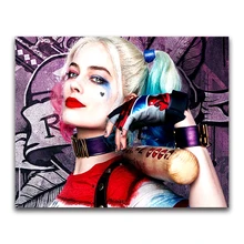 5d на заказ Алмазная картина аниме Харли девушка крестиком Санта Клаус Снеговик hibah домашний декор diy pintura Алмазная мозаика Круз