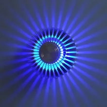 Светодиодный точечный светильник 3 Вт для помещений, настенный светильник, потолочный светильник, лампа для коридора, ресторана, выставочного зала, серебряный корпус, современный декор