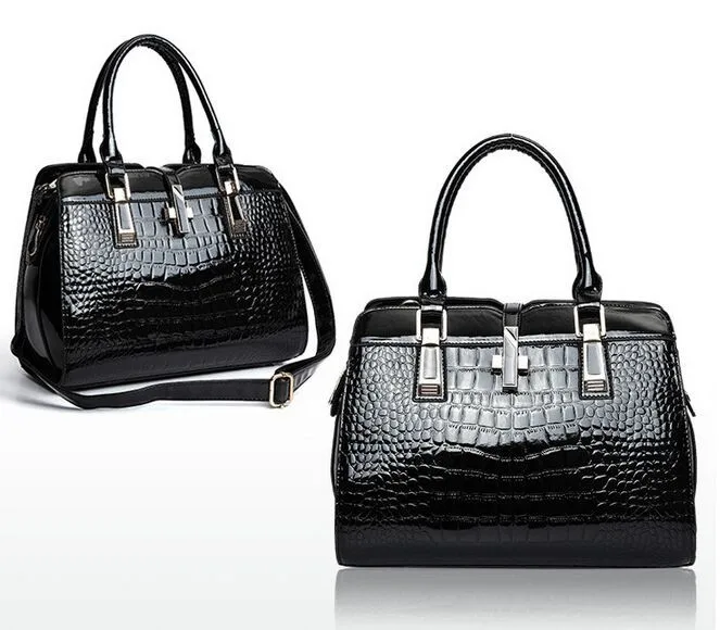 Crocodile Blue Casual Tote Women Bag Red Handbags Zipper Elegant Crocodile Blue Casual Tote Women Bag Red Handbags Zipper Elegant Lady Versatile Messenger Bags In Top Handle From Luggage On