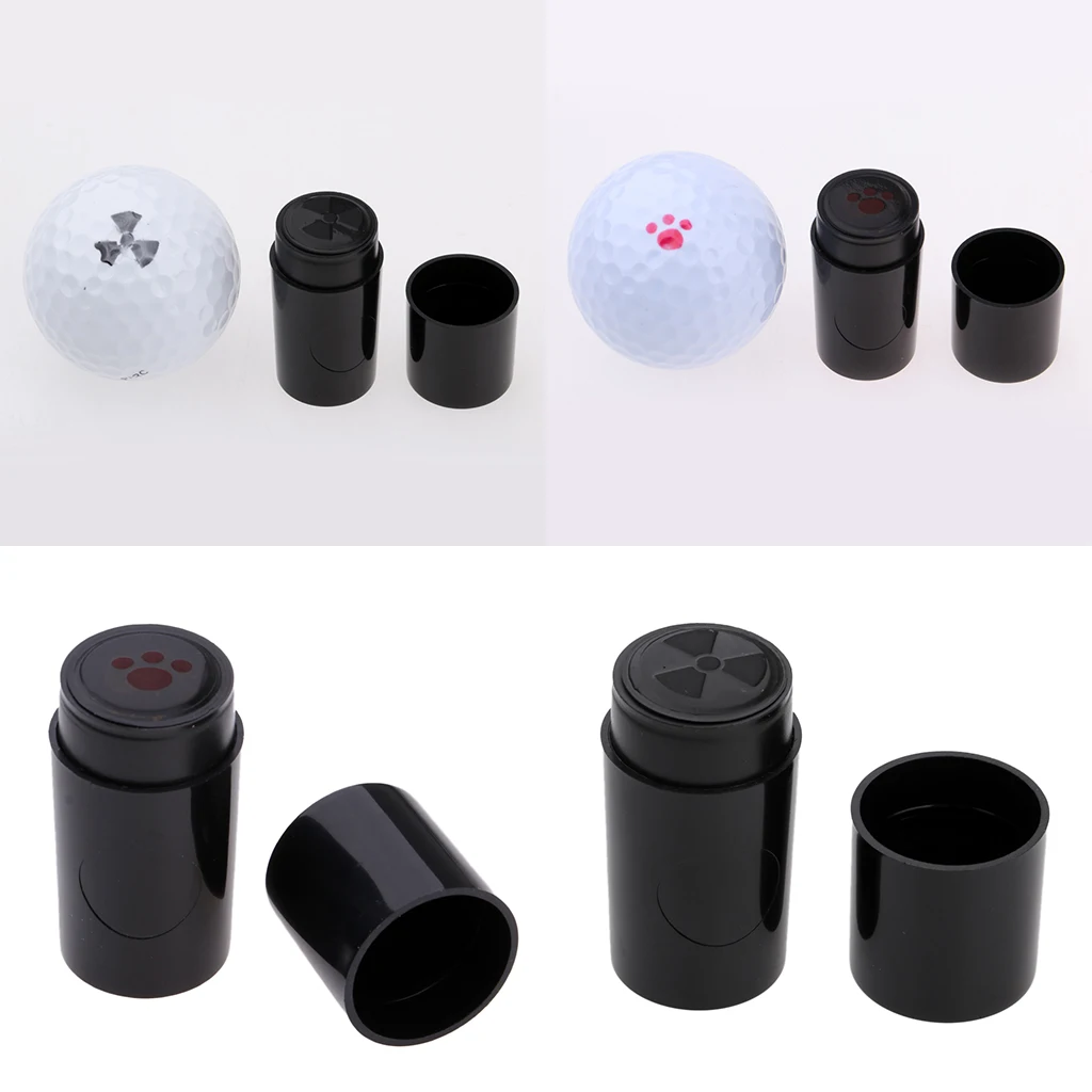 Set of 2Pcs  Plastic Windmill Paw Print Golf Ball Stamper Stamp Marker for Golfer