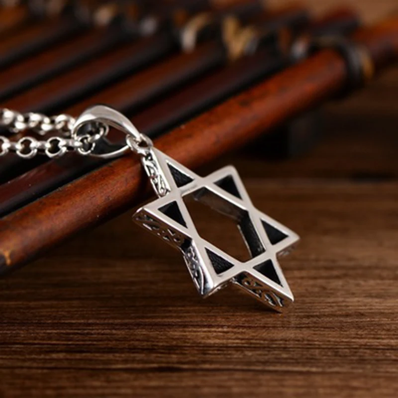 MAYONE S925 серебряные ювелирные изделия оптом модные шестиконечные звезды кружева
