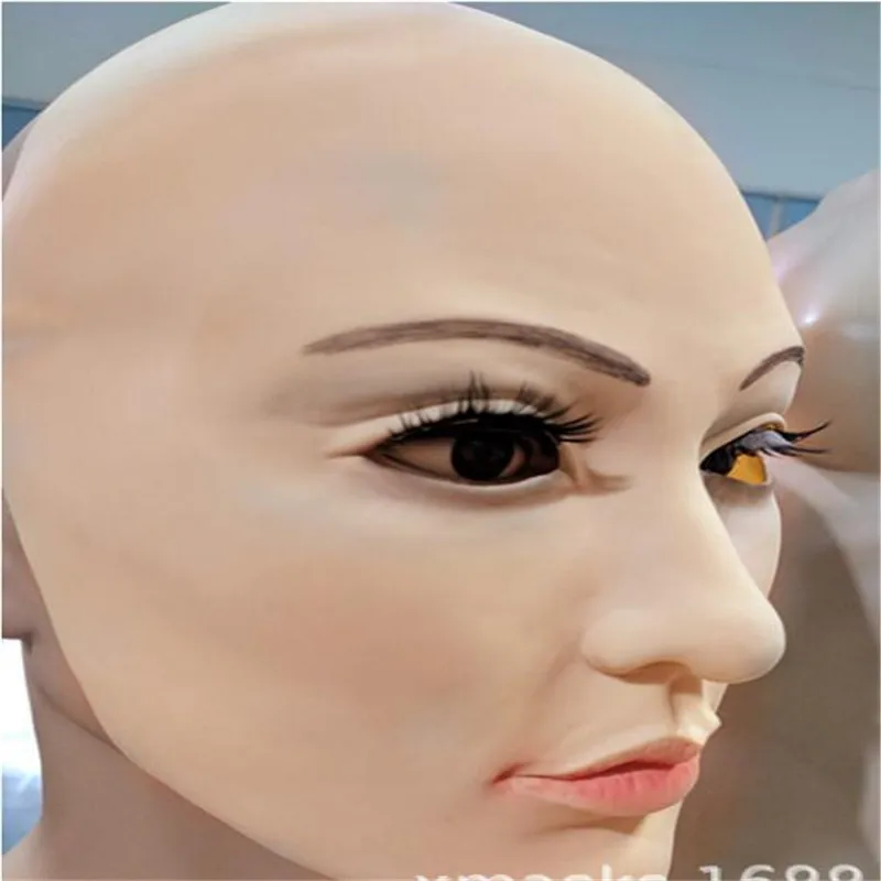 Новые забавные Реалистичные Маски для маскировки кожи человека на Хэллоуин, латексная Реалистичная маска, силиконовая Солнцезащитная эластичная Женская Настоящая маска