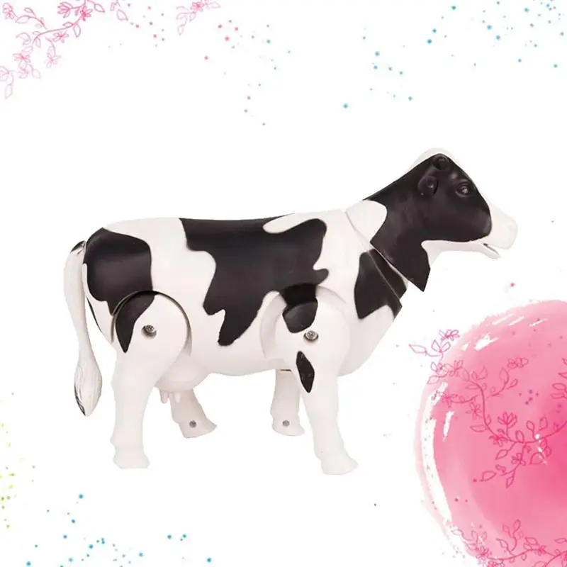 1 шт. электрическая Молочная корова Игрушка Реалистичное моделирование забавная Корова фигурка игрушка модель для детей малышей