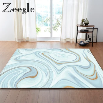 

Zeegle Nordic Style Rugs Marble Pattern Modern Living Room Carpet Non Slip Mat Carpet Soft Floor Carpet Indoors Carpet Kitchen
