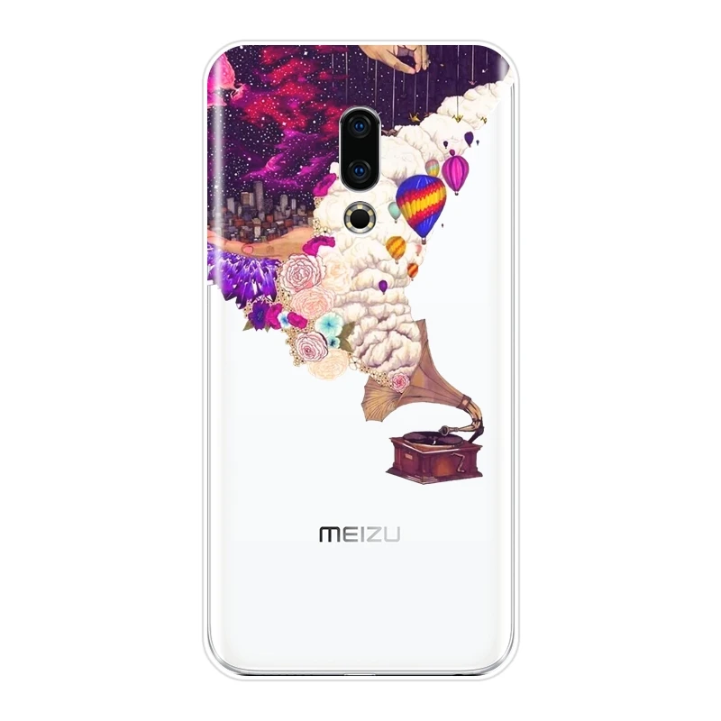 Мягкий чехол для телефона Meizu Pro 6 7 Plus U10 U20 силиконовый с рисунком звезды космоса
