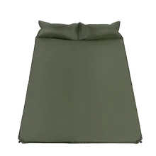 Портативный двойной Самонадувающийся кемпинговый коврик для сна подушка полиэстер влагонепроницаемый походный матрас подушки 190*130*3 см