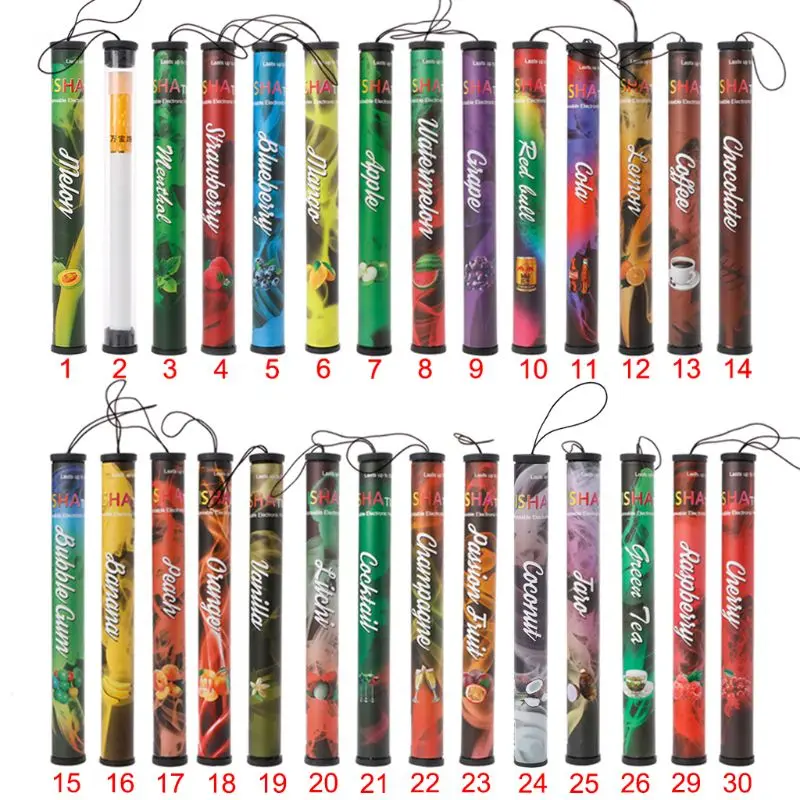 

Fruits Flavor 500 Puffs Disposable Vapor Hookah Electronic Shisha Stick Pen Electronic Cigarettes High quality