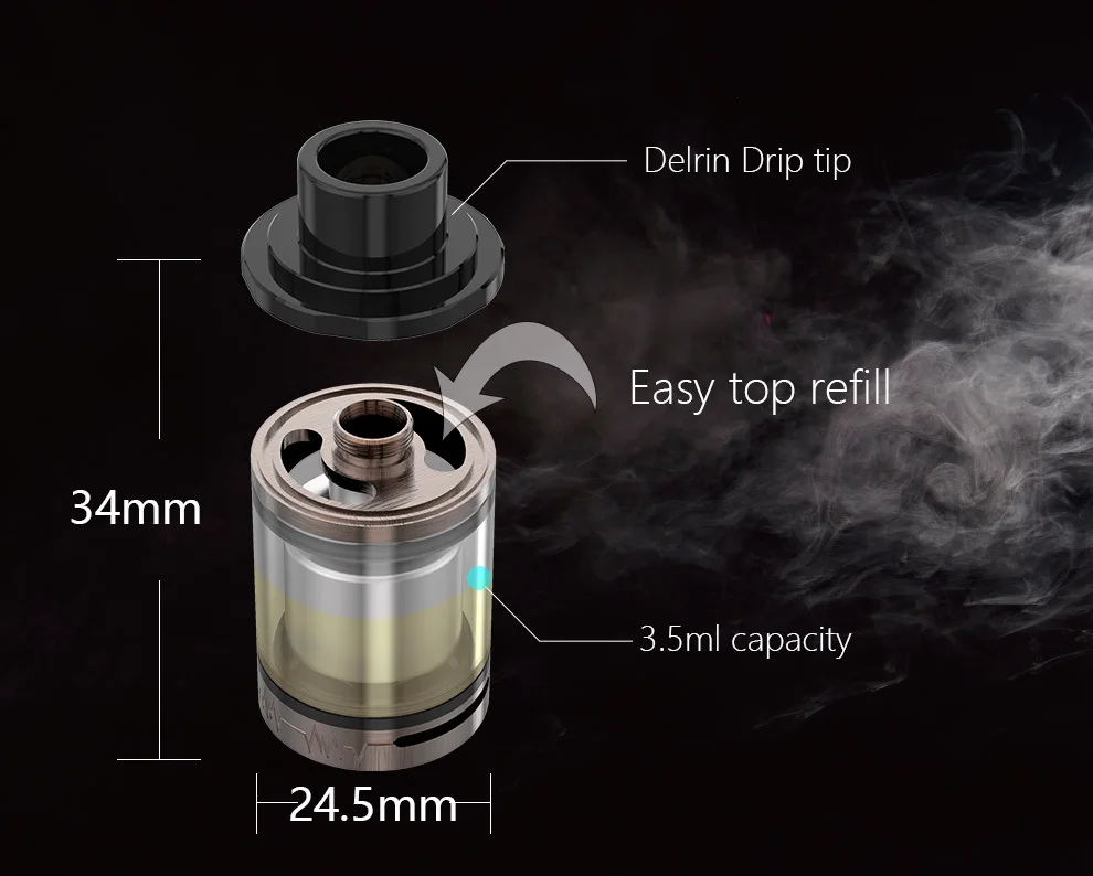 Smoant набор Battlestar Smoant Battlestar 200 Вт мод с Battelestar RTA комплект вейп-комплект электронной сигареты