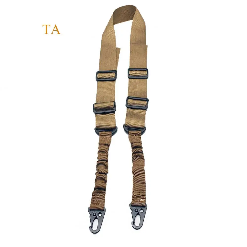 Tactical 2-point gun sling multifunctional Shoulder Strap Outdoor Rifle Sling with hunting accessories two-point gun rope