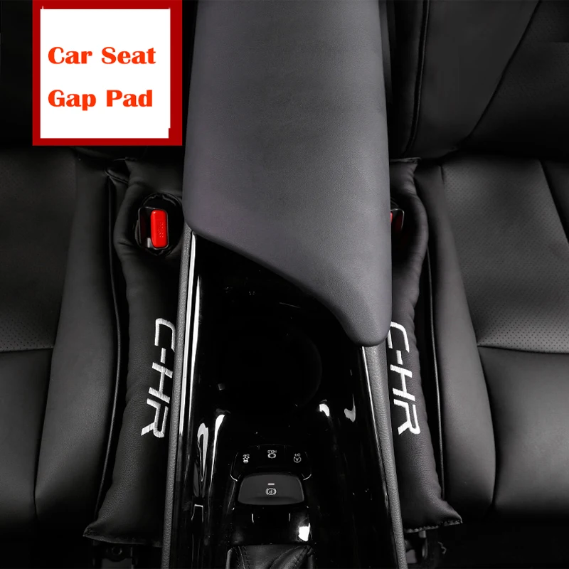 

2pc Interior Accessories Car Leather Fillers Holster Auto Seat Pad Gap Spacer Filler Padding for Toyota C-HR