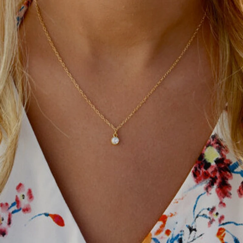 

SHUANGR Gold Long Chain Necklace Tiny Stars Pendant Choker Necklace Jewelry Collana Bijoux Fashion Jewelry Gift High Quality