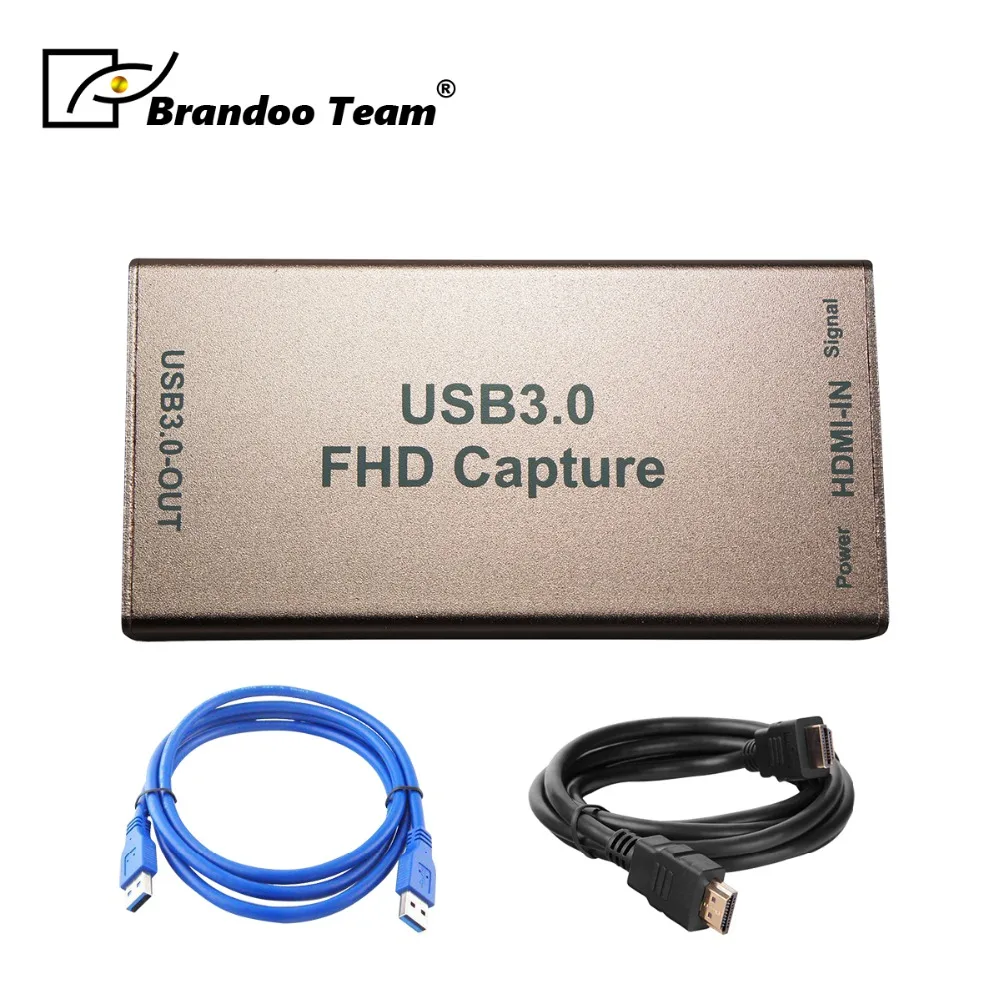 

USB3.0 HDMI capture box compatible with Windows Linux IOS UVC video capture