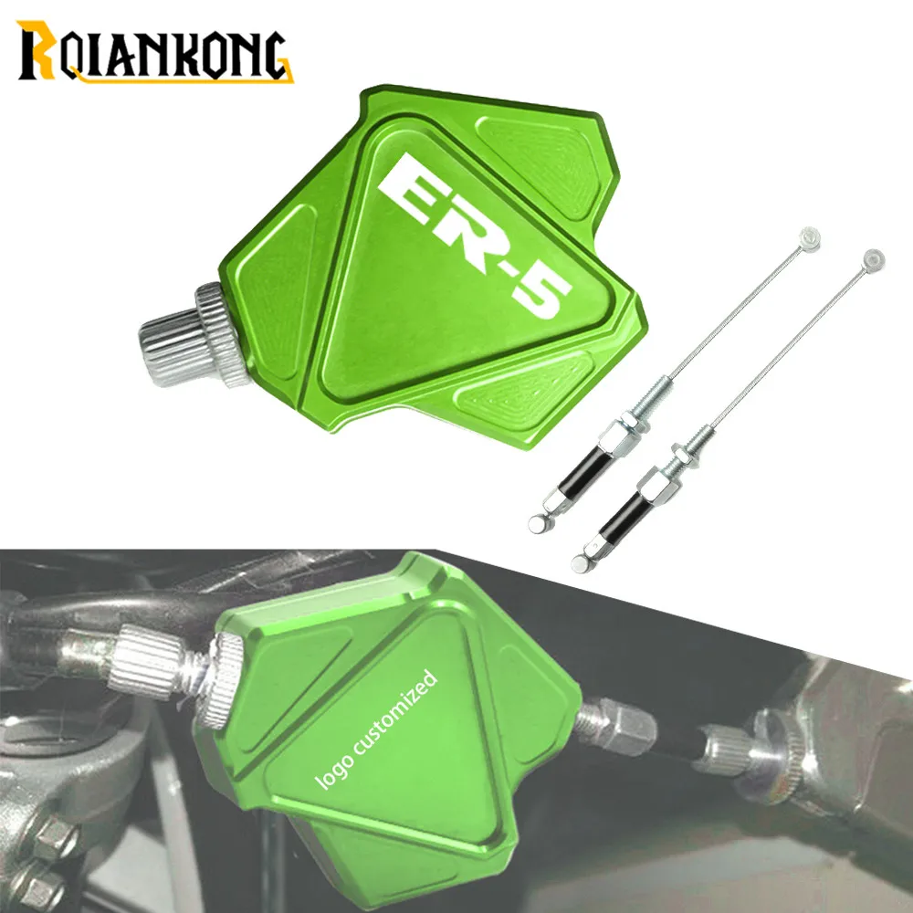 

CNC Aluminum Motorcycle Stunt Clutch Lever Pull Cable System For KAWASAKI ER-5 ER5(ER500A2-A4,C1-C3) 1998 - 2003 2002 2001 2000