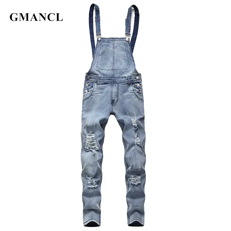 skinny jean overalls mens