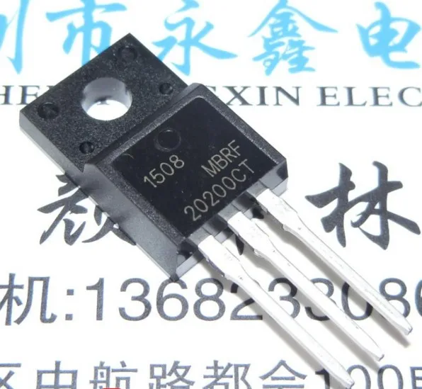 Free Shipping 100pcs/lot MBRF20200CT MBR20200 TO 220-in Integrated ...