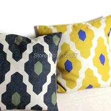 Американской серии геометрический узор Подушка белье Хлопок Подушка декоративная диван подушки автомобиль