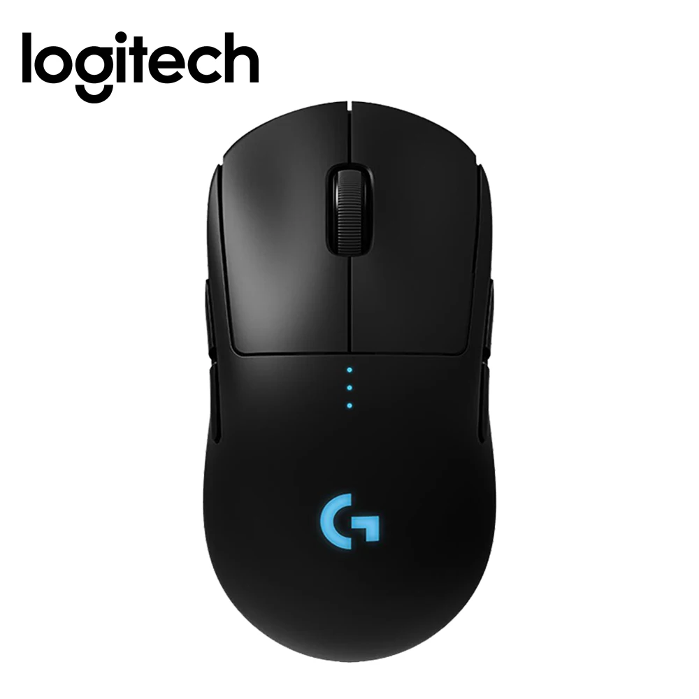 Logitech G PRO Беспроводная верхняя игровая мышь для eSports Hero16K датчик RGB Освещение 16000 dpi