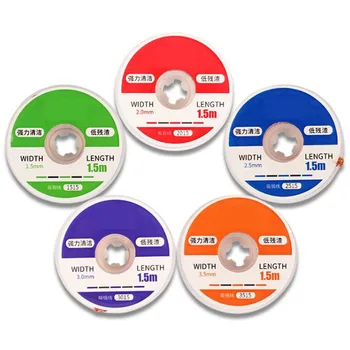 

1515/2015/2515/3015 Width 2.0mm 1.5mm Solder Wick Remover Desoldering Braid Wire Braid Solder Remover Wick Wire for BGA stencil