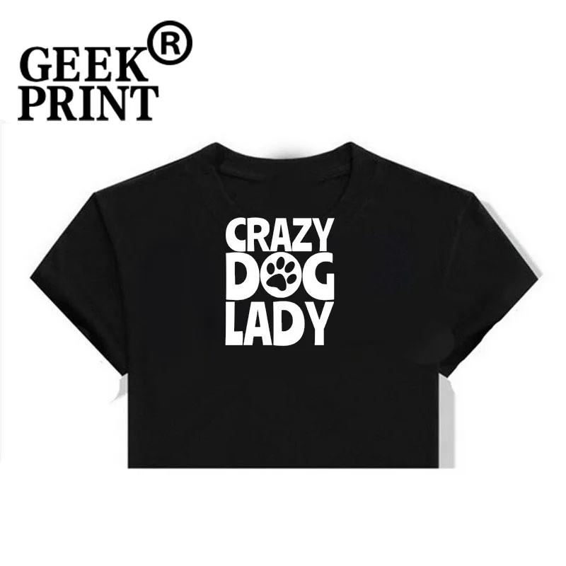 Женская футболка Crazy Dog Lady Doggie Pug Lover Cute Bulldog Love Футболка женские Топы дропшиппинг