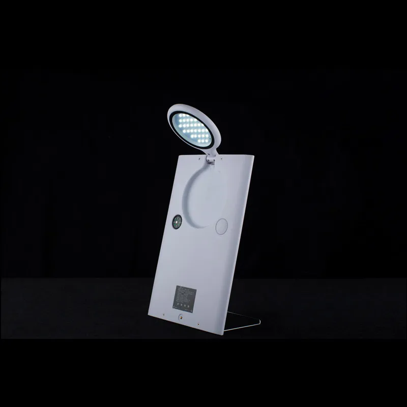 

HZFCEW Solar Camping Light Creative Pad Shape Portable Table Lamp Emergency Light 8000mAh Power Bank Compas Can Be Hung or Place