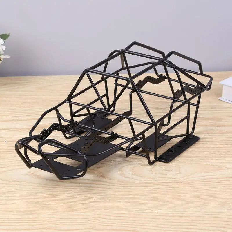 RC гусеничный автомобиль черная металлическая рулонная клетка рама шасси