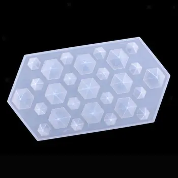 

Diamonds Gem Silicone Mould Pendant Resin Craft Ice Maker Cube Mold Tray Chocolate Bar Party Mould DIY Jewelry Making Tools