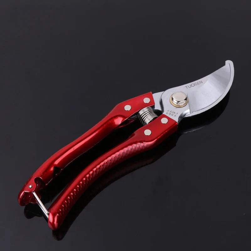 red Gardening Pruning Scissors Garden Pruner Secateurs Flower Cutters
