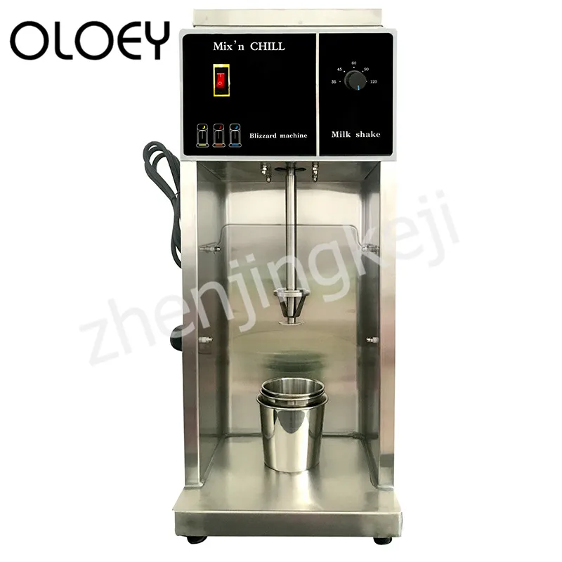 

Electric Stainless Steel Ice Cream Mixer McFlurry Lightweight Easy To Clean Mechanical Simple One-button Adjustable Shake Fast