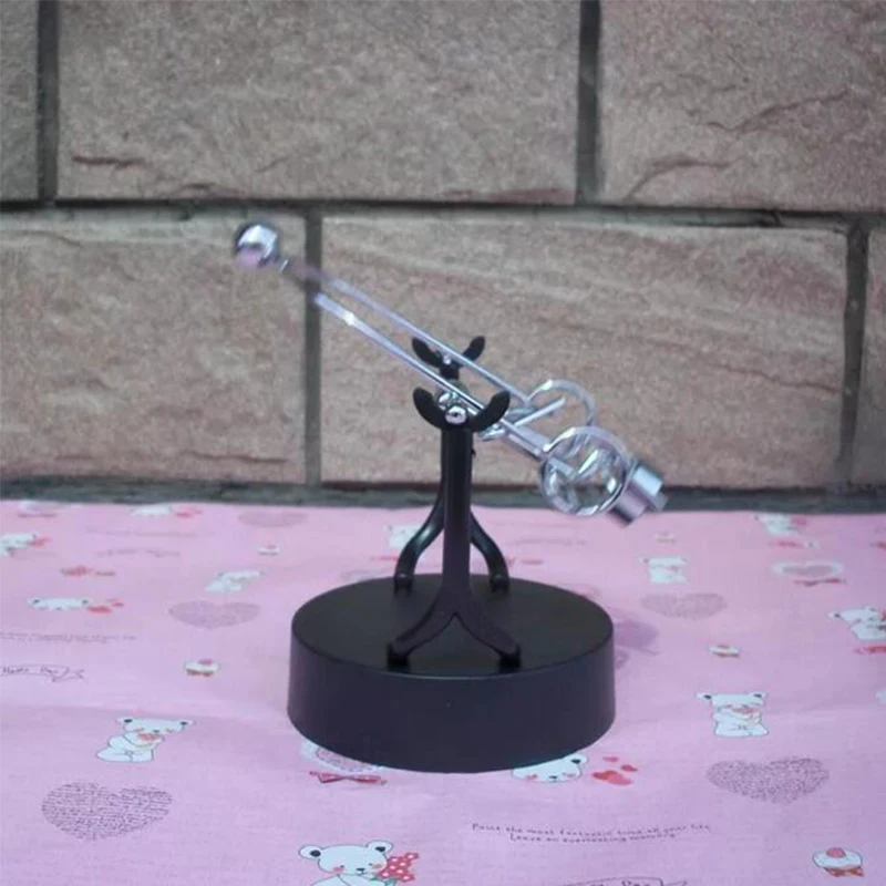 

2019 New 1 Pcs Home Desk Decoration Physics Science Perpetual Balance Weight Newton Pendulum Moving Celestial Body Wobble Device